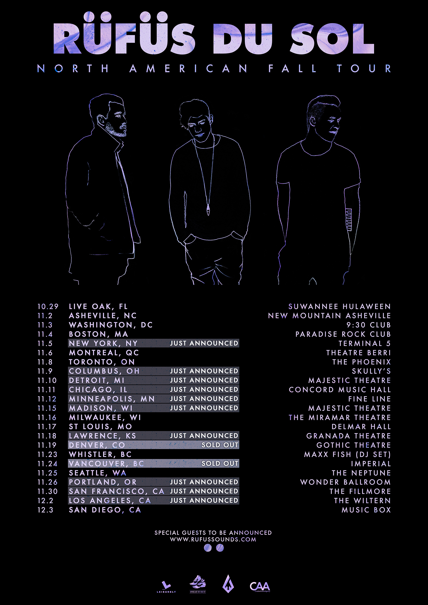 Rufus Du Sol - Phase 2 North American Dates (1)